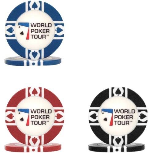 Front Standard. Trademark - World Poker Tour Poker Chip.