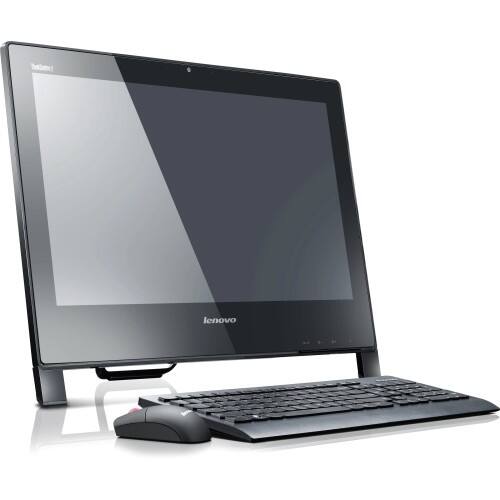 Front Standard. Lenovo - ThinkCentre Edge 7075G4U Desktop Computer - Intel Core i5 i5-2400S 2.50 GHz - All-in-One - Business Black.