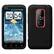 Front Standard. Fosmon - Silicone Skin Soft Case for HTC EVO 3D - Black.