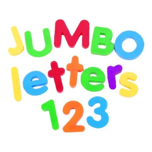 Front Standard. Learning Resources - Jumbo Magnetic Letters & Numbers Combo Set.