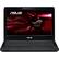 Front Standard. Asus - 15.6" Notebook - 8 GB Memory - 640 GB Hard Drive - Black.