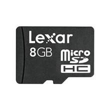 Front Large. Lexar - 8 GB microSD - 1 Card.