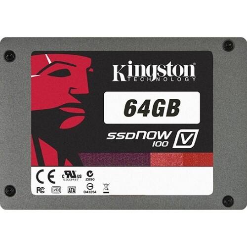 Front Standard. Kingston Technology - SSDNow 64 GB 2.5" Internal Solid State Drive.