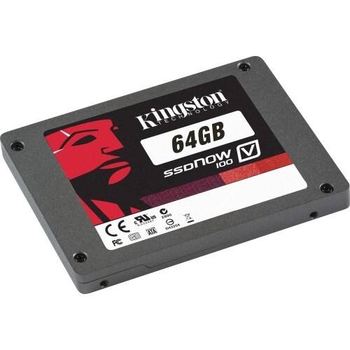 Front Standard. Kingston Technology - SSDNow 64 GB 2.5" Internal Solid State Drive - 1 Pack.