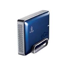 Front Large. IOGEAR - eGo Desktop 2 TB External Hard Drive - Midnight Blue.