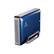 Front Large. IOGEAR - eGo Desktop 2 TB External Hard Drive - Midnight Blue.