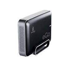 Front Large. IOGEAR - eGo Desktop 2 TB External Hard Drive - Jet Black.