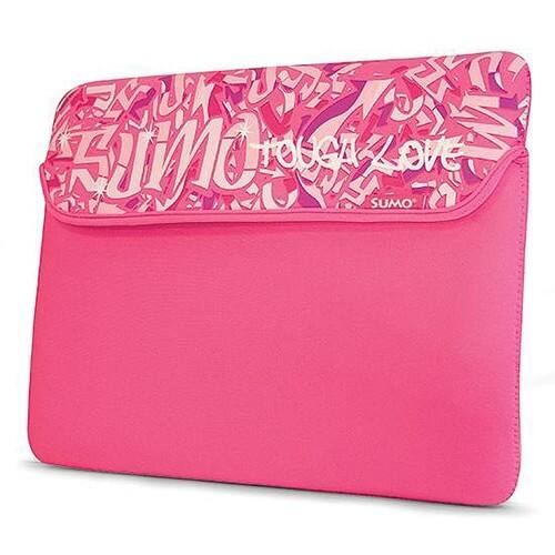 Front Standard. Sumo - Carrying Case (Sleeve) for 9" Ultrabook - Pink.
