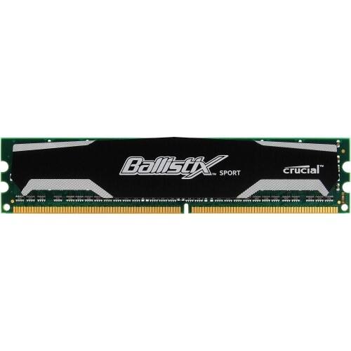 Front Standard. Crucial - Ballistix Sport 2GB DDR SDRAM Memory Module.