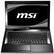 Front Standard. MSI - 14" Notebook - 6 GB Memory - 500 GB Hard Drive - Black.
