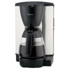 Front Large. Capresso - MG600 10-Cup Programmable Coffeemaker - Stainless-Steel/Black.