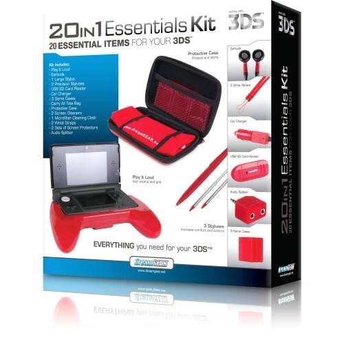 Front Standard. dreamGEAR - 20 in 1 Essentials Kit.