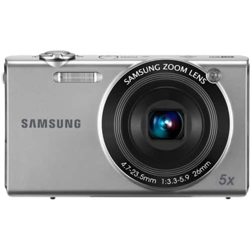 Best Buy: Samsung SH100ZBPS 5x WiFi Digital Camera 14.2MP Silver SH100