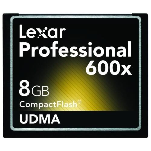 Front Standard. Lexar Media - Professional LCF8GBCRBNA600 8 GB CompactFlash (CF) Card - 1 Card.