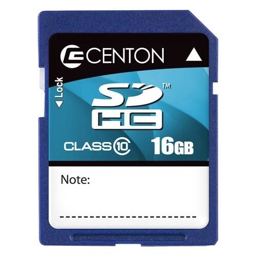 Front Standard. Centon - RC16GBSDHC10 16 GB Secure Digital High Capacity (SDHC) - 1 Card.