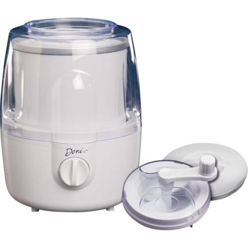 Front Standard. Deni - 5205 Ice Cream Maker - White.