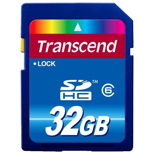 Front Standard. Transcend - 32 GB Secure Digital High Capacity (SDHC) - 1 Card.