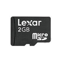 Front Large. Lexar - 2 GB microSD - 1 Card.