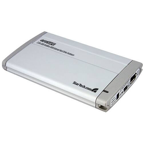 Front Standard. Startech - Drive Enclosure - External - Silver.