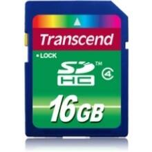 Front Large. Transcend - TS16GSDHC4 16 GB Secure Digital High Capacity (SDHC) - 1 Card.
