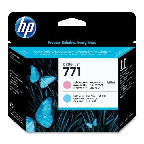 Front Standard. HP - Printhead - Light Magenta, Light Cyan.