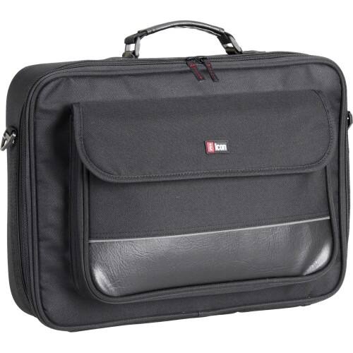 Front Standard. Icon - Carrying Case for 17" Notebook - Black.