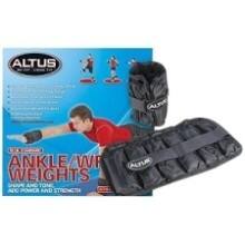 Front Large. Altus - Standard Ankle/Wrist Weights - Black.