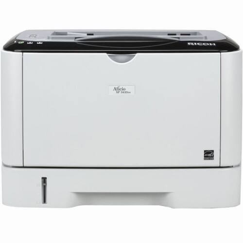 Front Standard. Ricoh - Aficio Laser Printer - Monochrome - 1200 x 600 dpi Print - Plain Paper Print - Desktop.