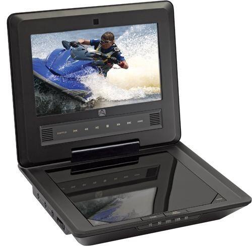 Front Standard. Audiovox - Portable DVD Player - 7" Display.