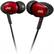 Front Large. JVC - Earphone - Red.