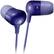 Front Large. JVC - Marshmallow Earphone - Violet.