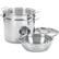Front Large. Cuisinart - Chefs Classic Stainless Steel 12 qt. Pasta / Steamer Set With Lid.