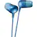 Front Standard. JVC - Marshmallow Earphone - Blue.