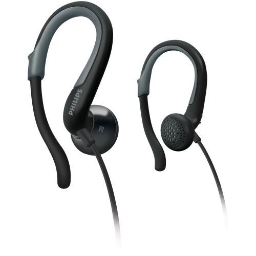 Front Standard. Philips - Stereo Earbud/Over-The-Ear Earphone - Binaural.