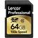 Front Standard. Lexar - 64 GB Secure Digital Extended Capacity (SDXC) - 1 Card.