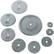 Front Large. CAP - Weight Plate - Gray.