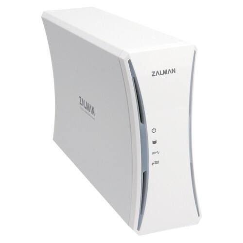 Front Standard. Zalman - Drive Enclosure - External - White.