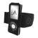 Front Standard. eForCity - Sport Armband Compatible with iPod Nano 4G - Black.