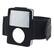 Front Standard. eForCity - Velvet ArmBand Compatible With Apple iPod nano 3rd Generation Gen 4GB, 8GB, 16GB - Black.
