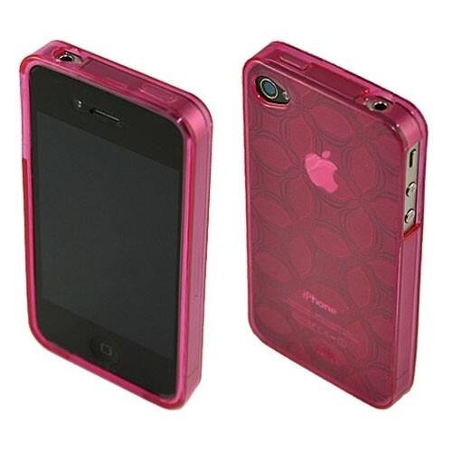 Front Standard. Case-Mate - Textured Gelli Case for Apple iPhone 4 / 4S - Pink.