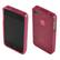 Front Standard. Case-Mate - Textured Gelli Case for Apple iPhone 4 / 4S - Pink.