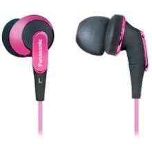 Front Large. Panasonic - Earphone - Pink.