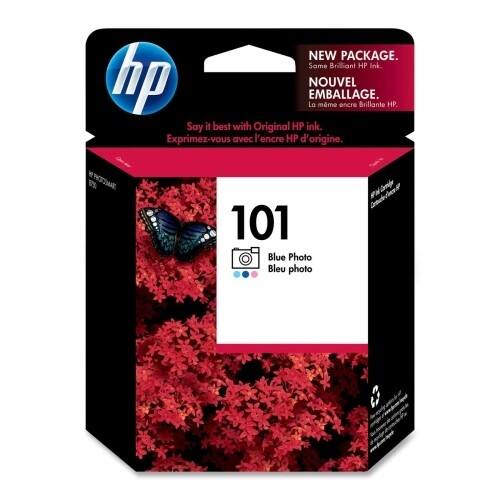 Front Standard. HP - Ink Cartridge - Photo Blue.