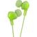 Front Standard. JVC - Gumy Plus HA-FX5-G Earphone - Green.