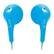 Front Large. iLuv - Bubble Gum 2 Earphone - Blue.