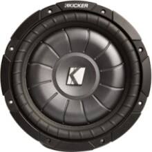Front Large. Kicker - 10" 400 W Woofer - Dark Gray.