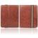 Front Large. GreatShield - Leather Protective Carrying Case (Folio) for Apple iPad 2 - Brown.