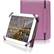 Front Large. GreatShield - Leather Protective Carrying Case (Folio) for Apple iPad 2 - Lavender.