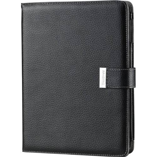 Front Standard. GreatShield - 2 GO Detachable Wireless Bluetooth Keyboard Leather Case for iPad 2nd Gen - Black.