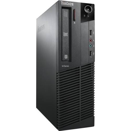 Front Standard. Lenovo - ThinkCentre Desktop Computer - 2 GB Memory - 320 GB Hard Drive - Business Black.